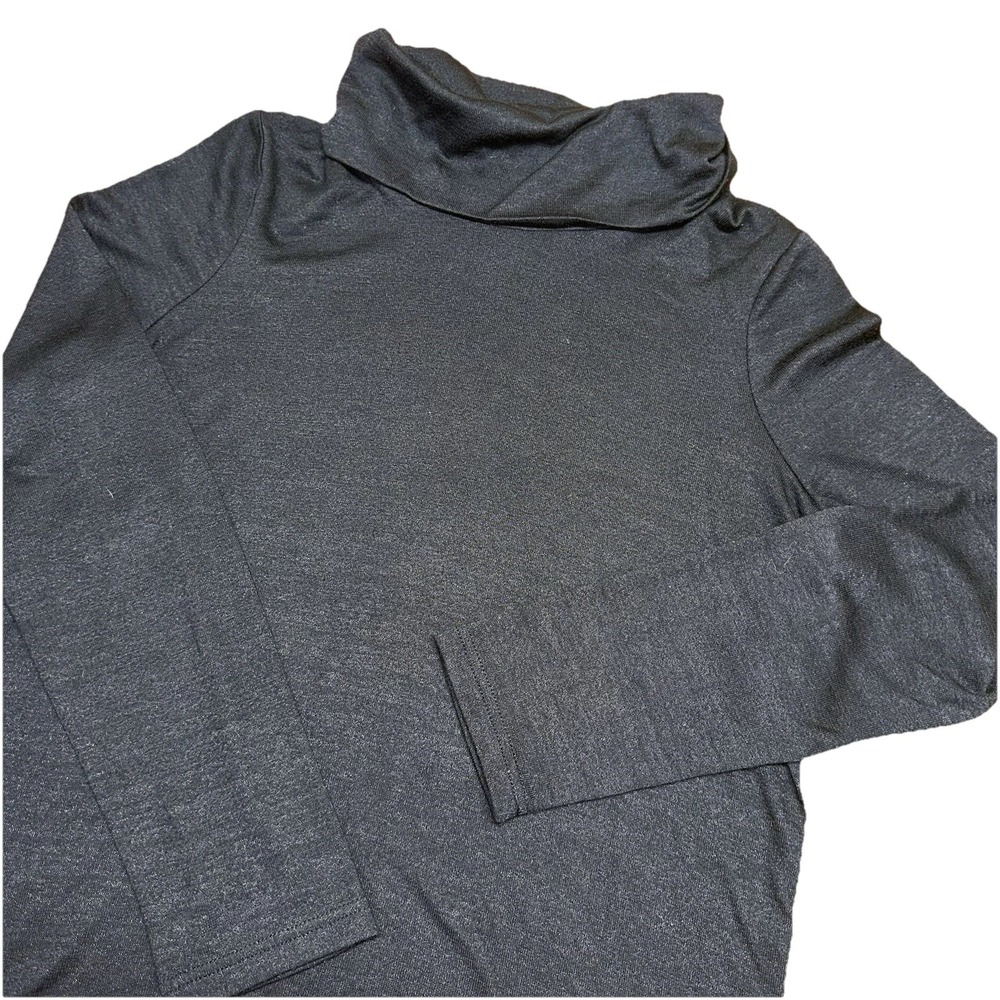 Banana Republic LuxeSpun Black Cowl Neck Knit Long Sleeve Sweater Women's Medium